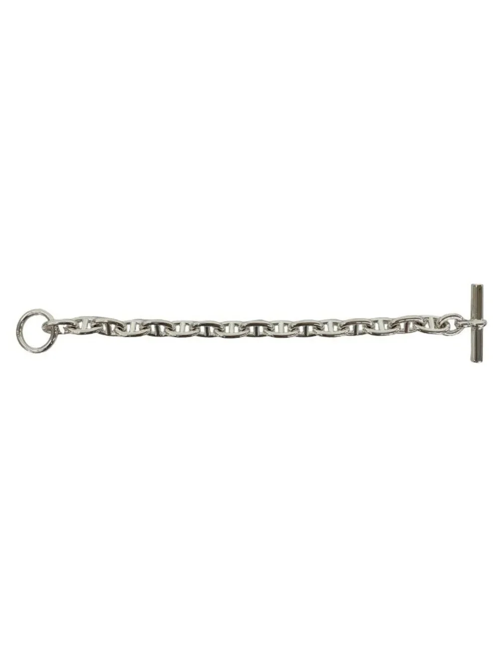 Hermes Chaine D'ancre MM 16 Koma Bracelet 925 Sterling Silver Accessory Sally